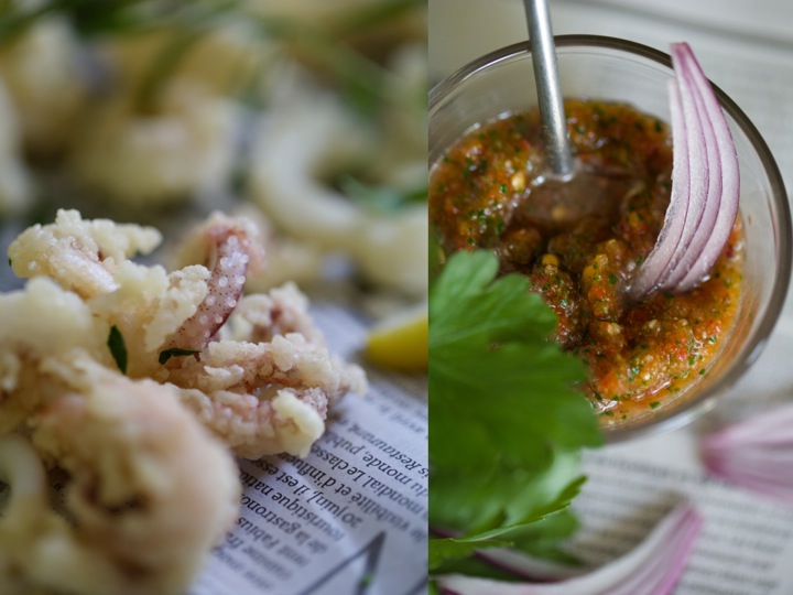 calamari bloody mary sauce