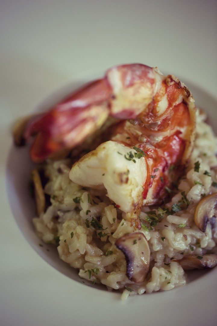 Risotto with prawns
