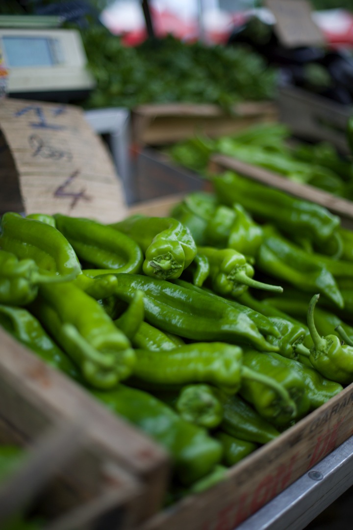 Green peppers