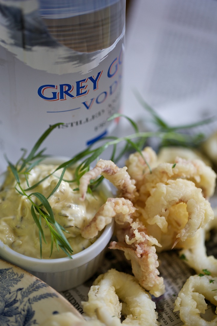 Calamari Béarnaise sauce