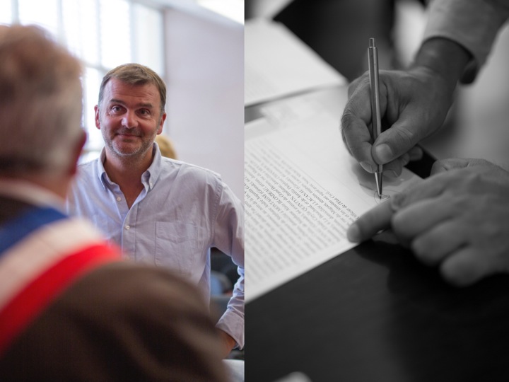 Wedding at the lake house