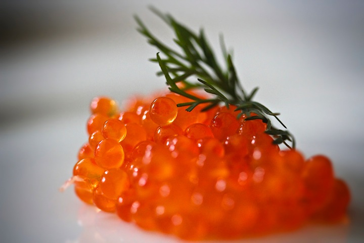 Salmon and hash brown sandwich